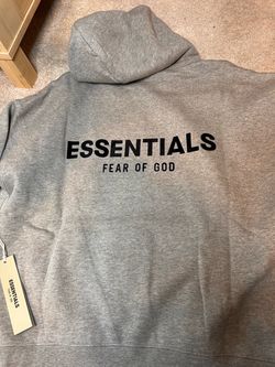 Fear of God Essentials Grey Hoodie XS