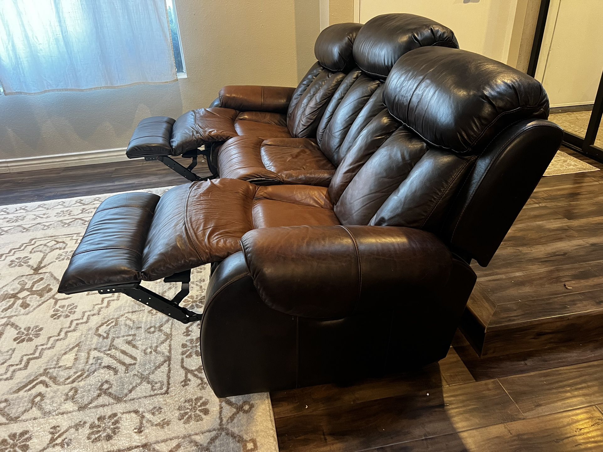 Leather Coffee Sofa $50