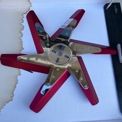 Derale 19417 High Performance Aluminum Flex Fan Red – 17” – Lightweight