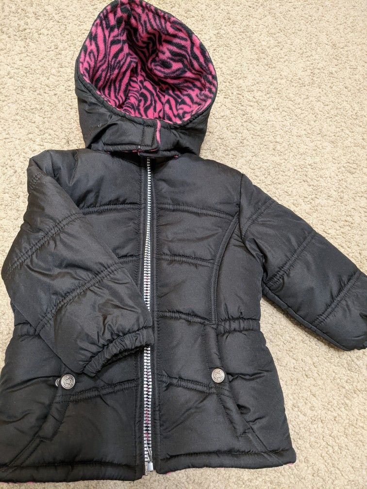 Toddler Girl's Waterproof Jacket