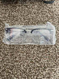 FOCUSALLY Unisex Half-Frame Eyebrow Style Glasses