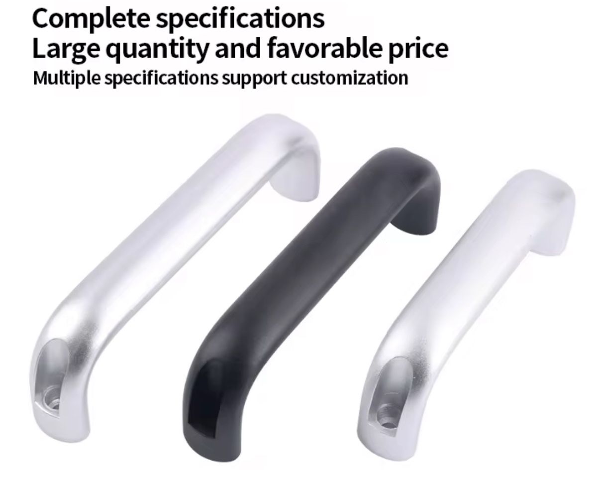 Aluminum and Wood door handles