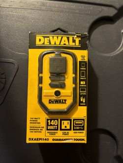 Dewalt 140w Power inverter 