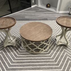 Coffee Table And End Tables