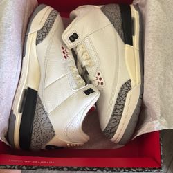 Jordan 3 Retro White Cement Reimagined (GS) Size: US 5.5Y