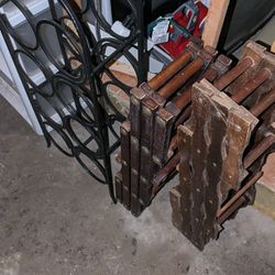 Wine Racks Metal - $15/wood-2/$15