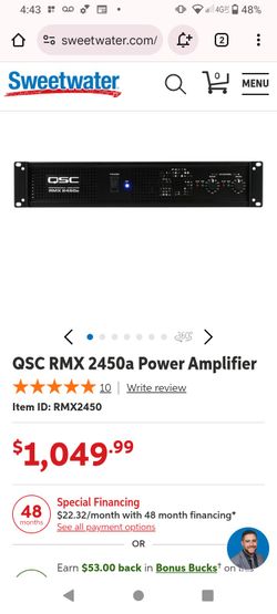 Qsc Rmx 2450a Power Amp