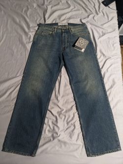 Golden Goose Loose Skater Dirty Wash Denim Jeans