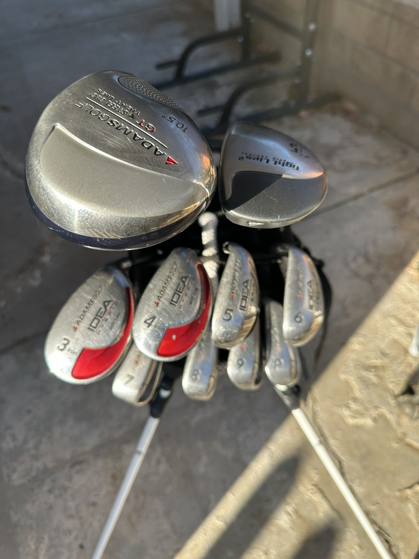 ADAMSGOLF Idea A2 OS Hybrid Irons Set - 3-6H, 7-P Irons + Driver & 5 Wood (EUC) !!!