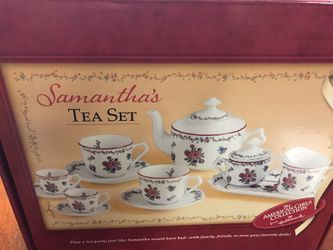 American girl cheap samantha tea set