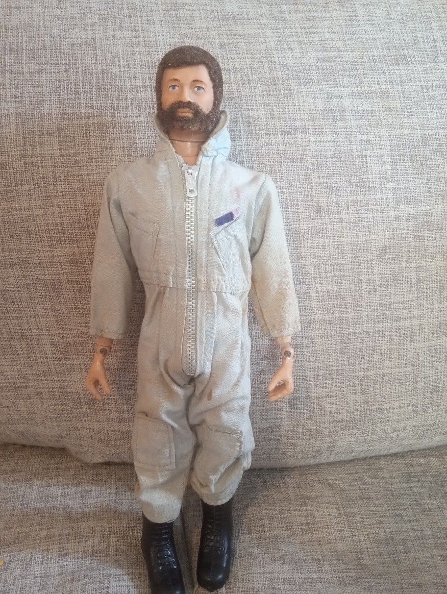 Vintage 70's G.I.Joe Action Figure And Accessories