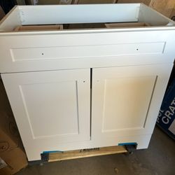 30” NO TOP BATHROOM VANITY NEW