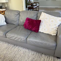 Matching high Grain Leather Sofa , Love Seat and Kids Chair
