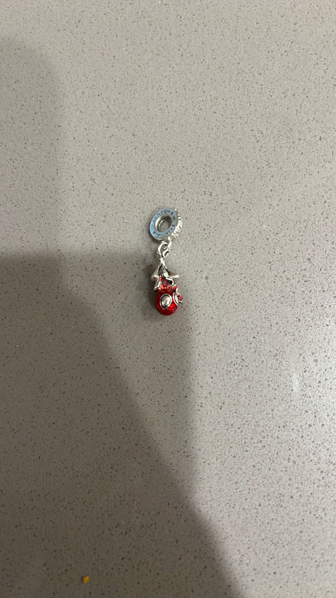 hanging Upside Down Spider-Man Pandora Charm