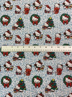 Hello Kitty Xmas Fabric