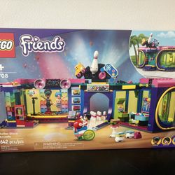 NEW LEGO Friends Roller Disco Arcade Set 41708, Toy Bowling Game, Includes Andrea Mini-Doll, Perfect Birthday Present for Kids, Girls, and Boys Ages 7