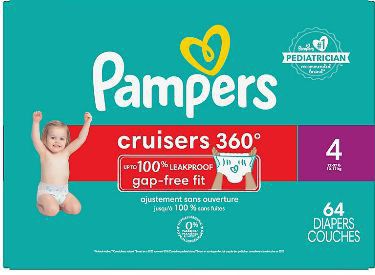 Pampers Cruisers 360° Size 4 