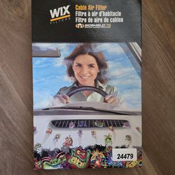 New WIX 24479 Cabin Air Filter with Microban – Fits Nissan, Dodge, Infiniti & More