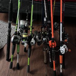 Fishing Rod Reels And Gear 