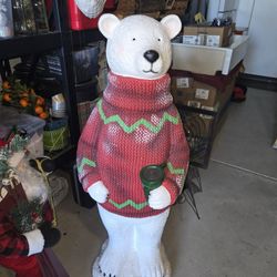 POLAR BEAR WEARING A SWEATER 