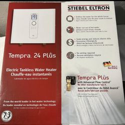 STIEBEL ELTRON TEMPRA 24 PLUS -WHOLE HOUSE TANKLESS WATER HEATER 24KW