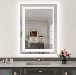 Brand new in box WTTY 24" x 32" LED Bathroom Mirror with Light