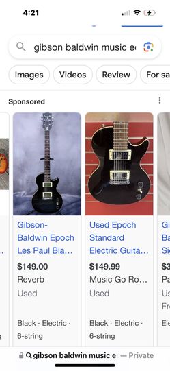 Gibson epoch store les paul