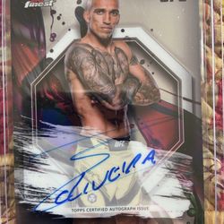 2024 Topps Ufc Finest Charles Olivera On Card Autograph 