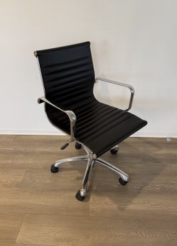 Herman Miller Eames Inspired Back and Chrome Conference Chair