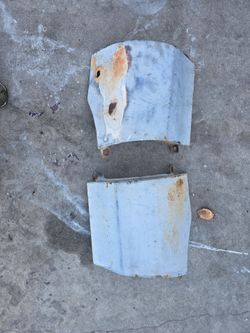 1964–1966 Chevy C10 C20 Fender Cowl Filler Panels OEM GM Pair