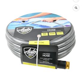 Water Hose 50ft Auto Drive Heavy Duty Weather Proof 50 Foot PVC Car Wash Hose, #(contact info removed)66