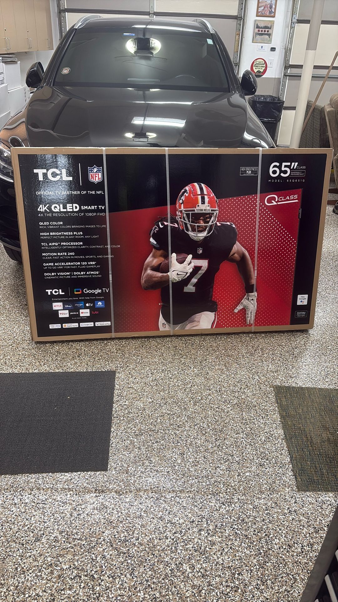 Brand new in the box flatscreen TV