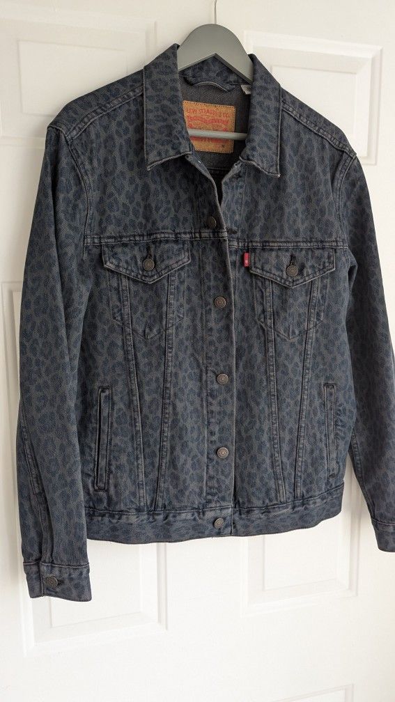 Levi Jean Jacket Navy Jaguar