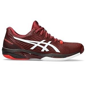 ASICS Solution Speed FF 2 Tennis Shoe Antique Red/White 11 D (M)