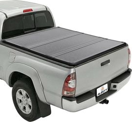 5 FT FRP Hard Tri-fold Truck Bed Tonneau Cover Fits 2016–2026 Toyota Tacoma wi