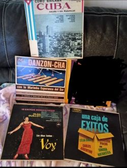 Lot Of Vintage Spanish Records Vinyl Albums Cuba Danzon-cha