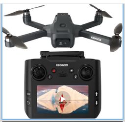 GPS Drone with EIS 4K Camera, 4.5" FPV Screen, 5GHz Transmission Foldable Drone with Brushless Motor, Auto Return Follow Me, Gesture Control, Al Track