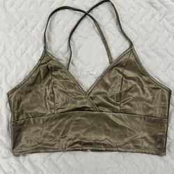 Leather Mini Top 