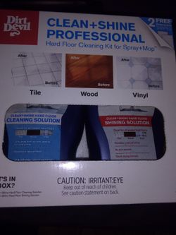 Hard floor cleaner