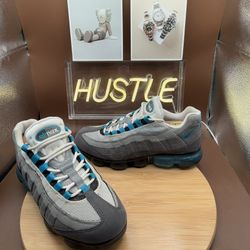 NIKE AIR VAPORMAX 95’ LOW SNEAKER NEO-TURQUOISE/GREY/BLACK MENS SIZE 8