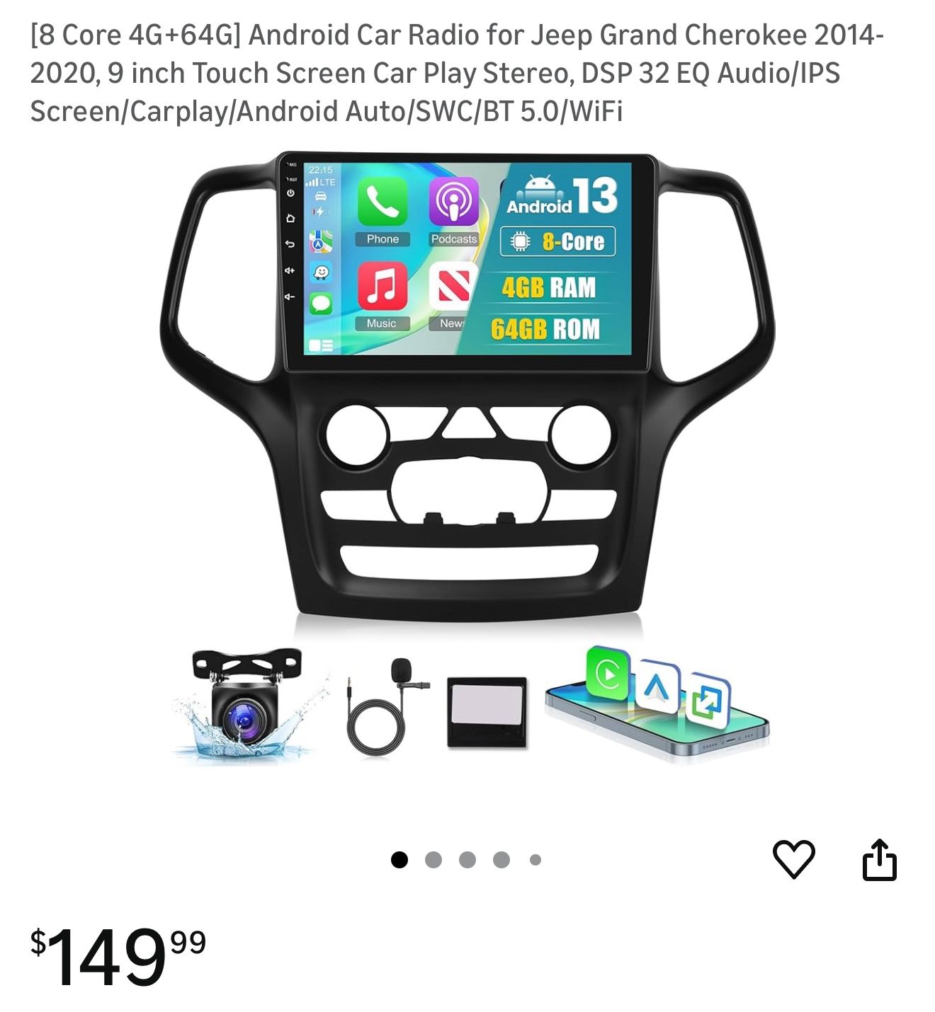 Android Car Radio For Jeep Grand Cherokee