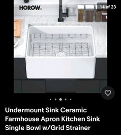 Ceramic Farmhouse Sink