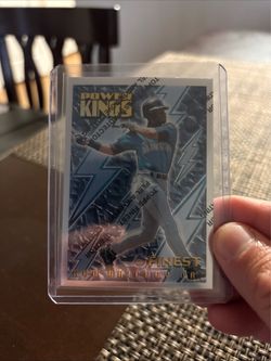 1995 Finest Power Kings #PK10 Ken Griffey Jr. Seattle Mariners Unpeeled Insert