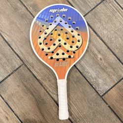Spade Sports S1 Lite Padel Paddle Platform Racket – Lightweight – Orange/Blue