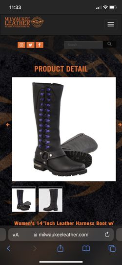 Milwaukee Leather Boots 6.5 Women’s