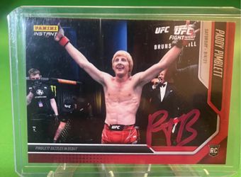 Panini Instant Paddy the Baddy Autographed card- Red 1 / 9,708