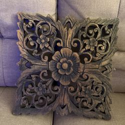 Teak Wood Wall Decor