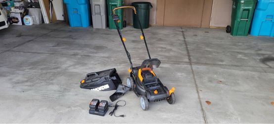 WORX WG779 40V Power Share 14" Cordless Push Lawn Mower