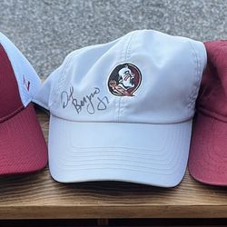 FSU Hat Bundle (3) | Golf Hat + Signed Pro Hat | Excellent Condition 