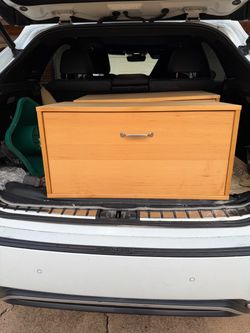 DRAWERS, 2 30"w x 15"d x 15"tall; cross streets are Arapaho & Waterview